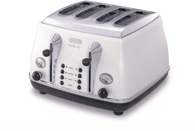 De'Longhi - Toaster - Micalite - 4 Slice - White.